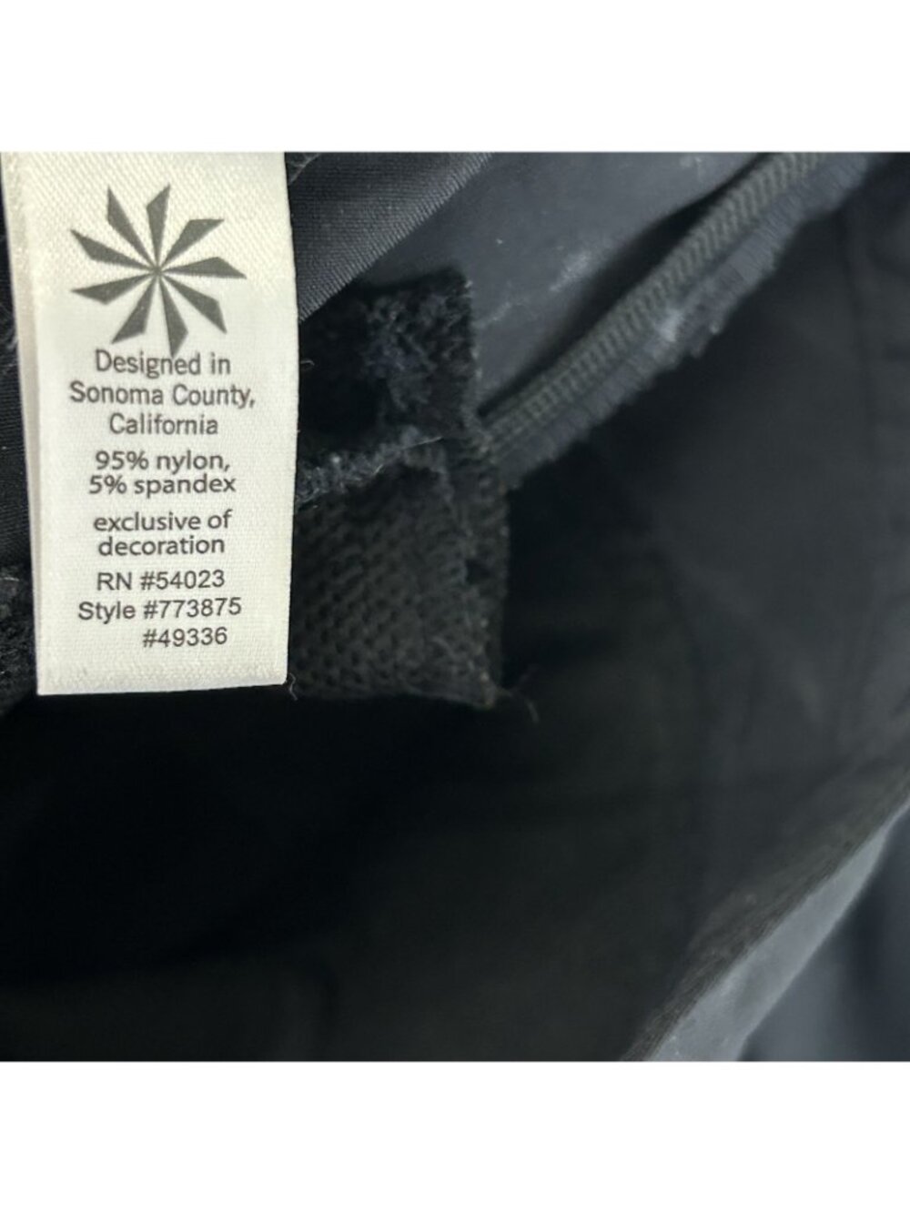Athleta Heathered Low Rise Dipper Pant Women’s Size 2 Black Hiking Bootcut Leg - Picture 10 of 16
